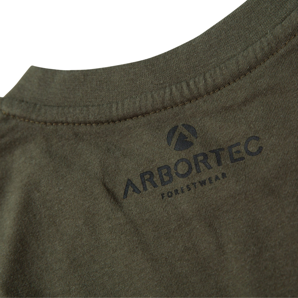 Olive Short Sleeve T-Shirt Short (Black - AFS/LTTL) - Arbortec Forestwear