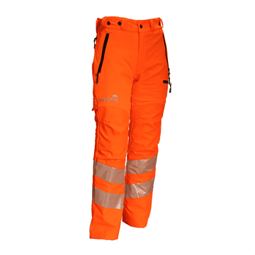 THHV1670 Hi-Vis Orange Chainsaw Trouser Type C Class 1 - Arbortec Forestwear