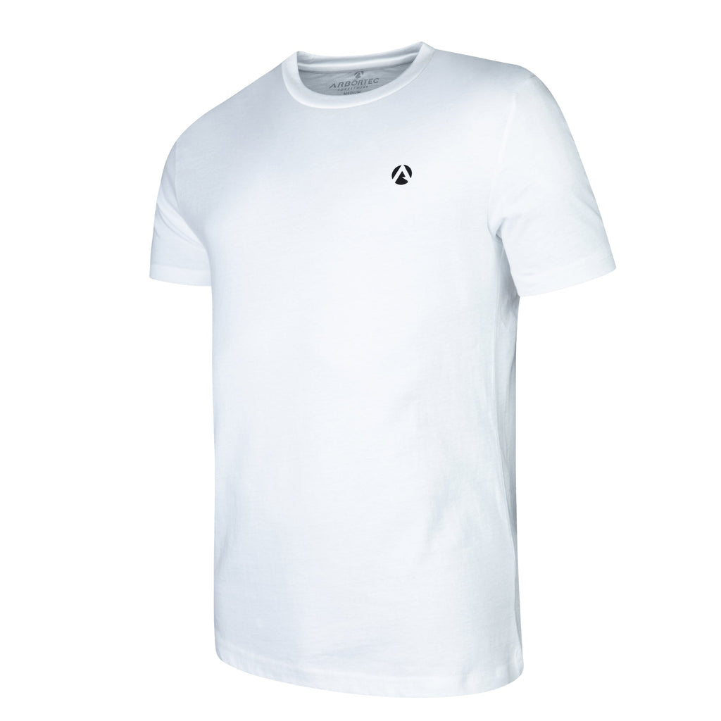 White Short Sleeve T-Shirt Short (Black - AIS) - Arbortec Forestwear