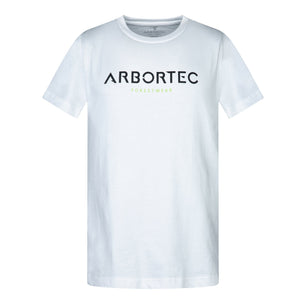 White Short Sleeve T-Shirt (Black - AWL) - Arbortec Forestwear