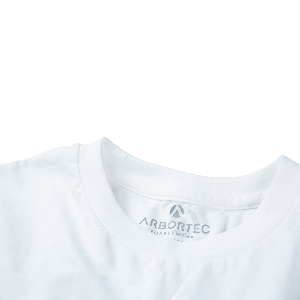 White Short Sleeve T-Shirt Short (Black - AWL) - Arbortec Forestwear