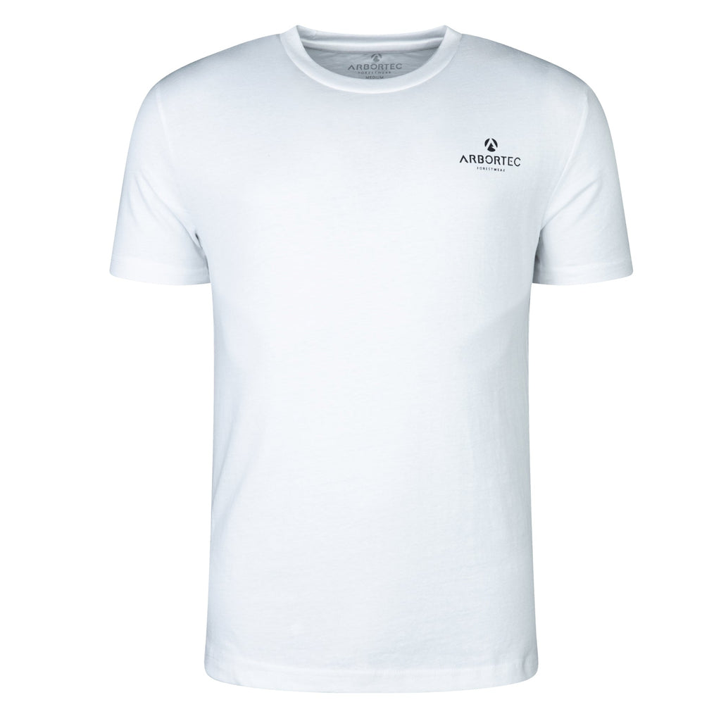 White Short Sleeve T-Shirt Short (Lime - LTTL/AFS) - Arbortec Forestwear