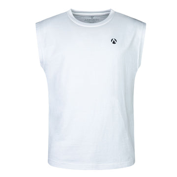 White Sleeveless T-Shirt (Black - AIS/LTTL) - Arbortec Forestwear