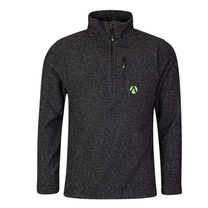 Wolf Half Zip Warm Sweater Grey - Arbortec Forestwear