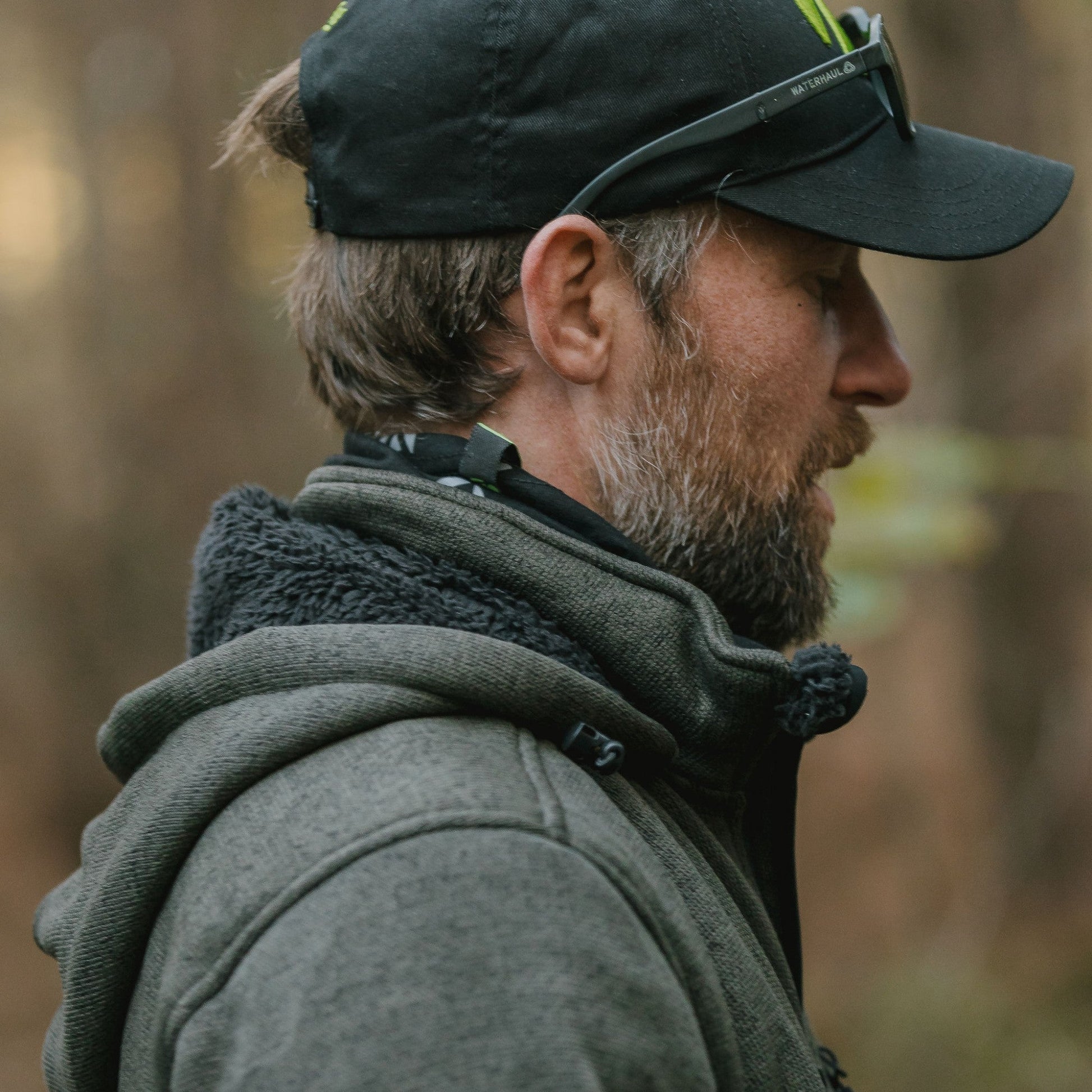 Yeti Knitted Fleece Lined Jacket Olive - Arbortec Forestwear