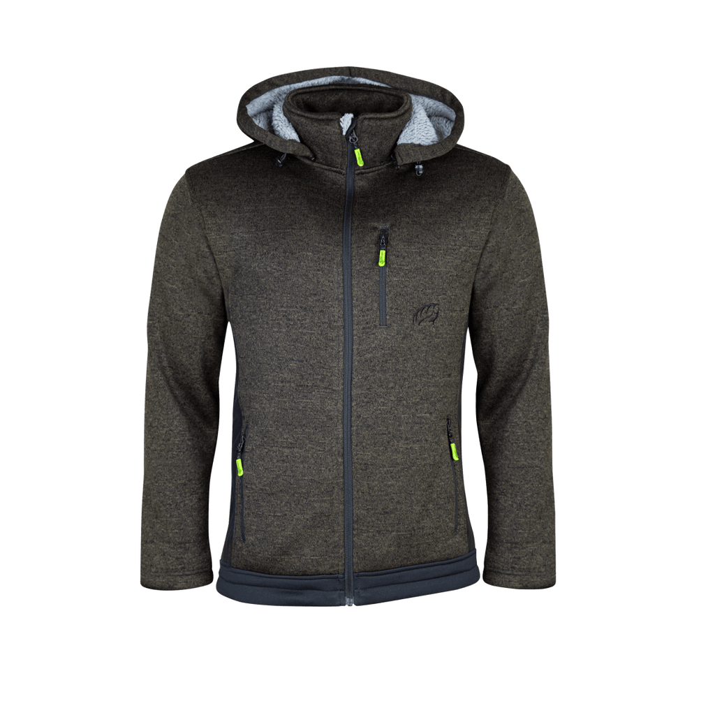 Yeti Knitted Fleece Lined Jacket Olive - Arbortec Forestwear